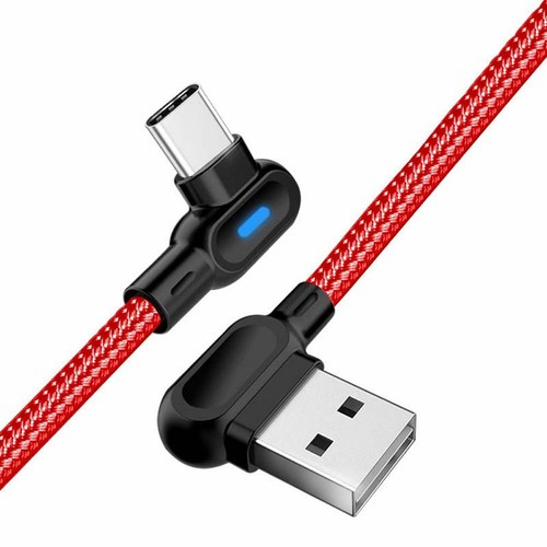 Right Angle Charger Wire Micro USB Type C Cable Data Cable Fast Charging Cable - Zdjęcie 14 z 14