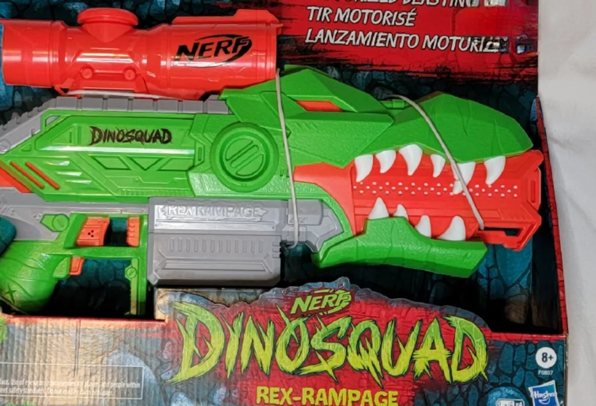 Nerf Dinosquad Rex-Rampage Greeting Card for Sale by Minimanimal