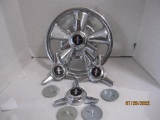 4 Cragar Ss Center Caps 3 Bar Spinners Uni Lug Wheels 14 15 Pony 4 Cragar Ss Center Caps 3 Bar Spinners Uni Lug Wheels 14 15 Pony