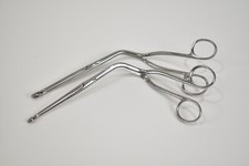 LOT of 2 Surgical Catheter Introducing Forceps 9" Stainless Steel 