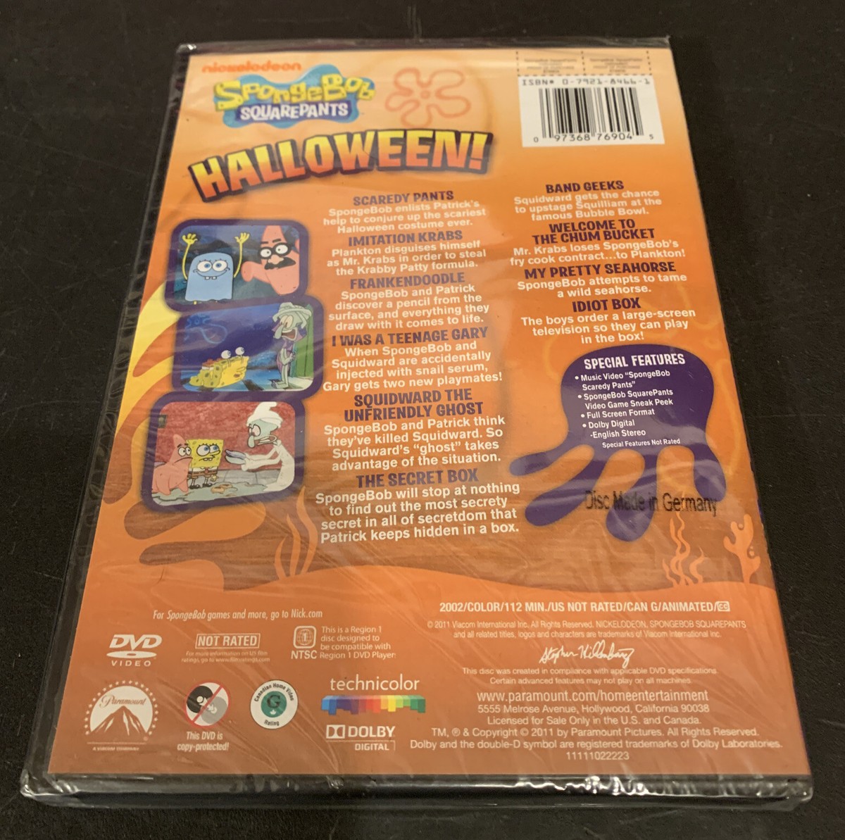 Spongebob Squarepants - Halloween DVD 12 Episodes 112