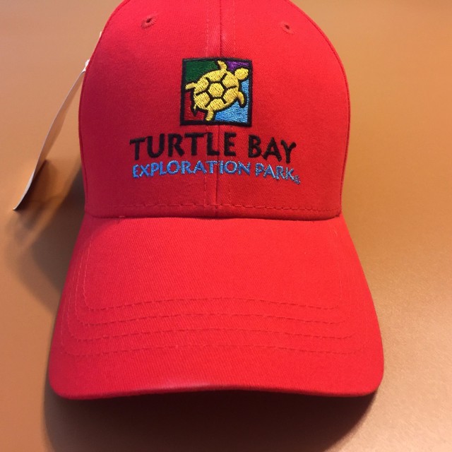 Turtle Bay Exploration Park Golf Hat Red Adjustable One Size SALESMAN