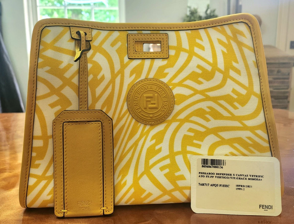 Fendi Mini Defender Zucca Print Cover for a Fendi Mini Peekaboo