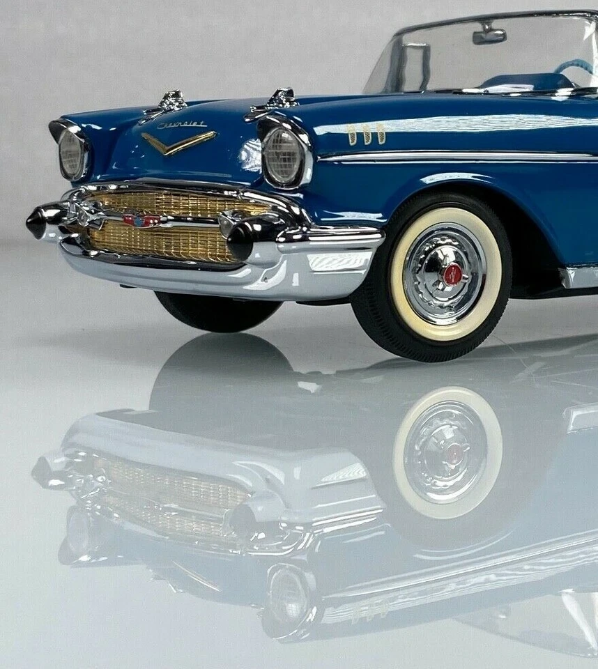 Chevrolet 57 Chevy 1957 Custom Built Metal Body1:24Model Car Race 1955 55 - Image 4 of 4