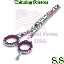 Professional Barber Hair Thinning Scissor Single Edge Paper Coated BTS-381