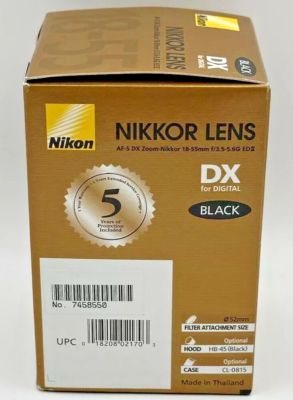 Buy Nikon Nikkor AF-P DX 18-55mm f/3.5-5.6 G Lens online | eBay