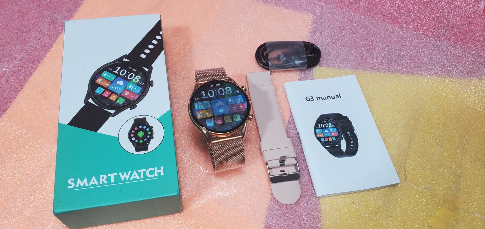 Sport MEN Smart Watch Fitness Tracker Heart Rate Monitor Blood Pressure Oxygen