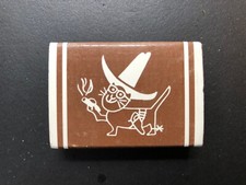 Rare Old Vintage "CATTLEMAN" Adult Resta NYC Matchsticks Matchbox, Made in USA