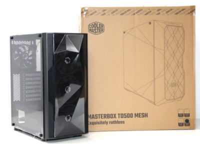 Cooler Master MasterBox TD500 Mesh Mid Tower Case mit Controller,4xLüfter, Black