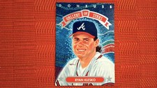 1992 Donruss Insert #GS-10 Ryan Klesko Gallery of Stars Baseball