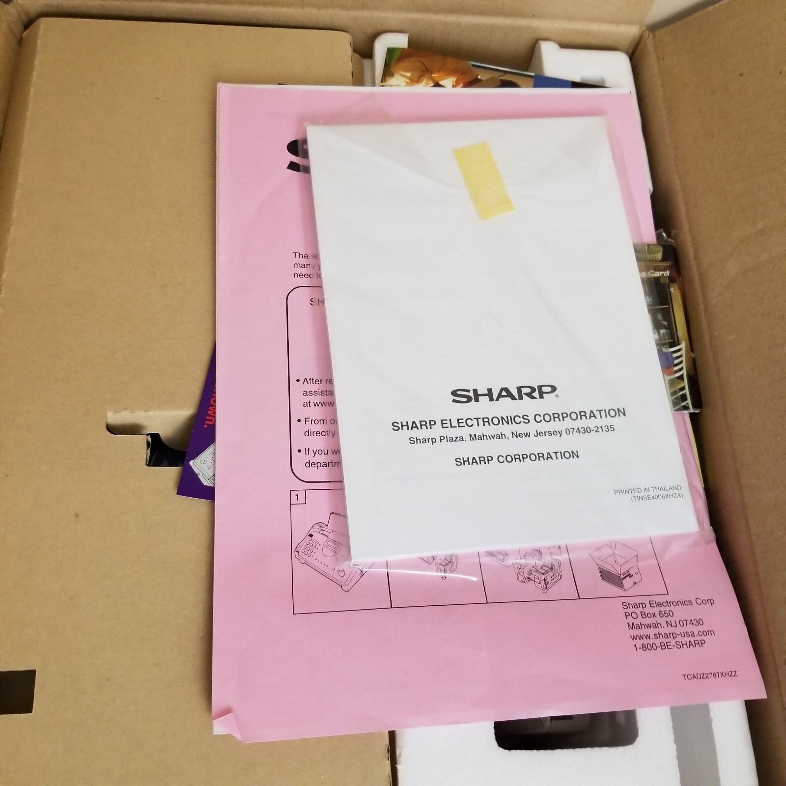Sharp Plain Paper Facsimile Machine Ux-305 Fax Copier Phone NEW OPEN ...
