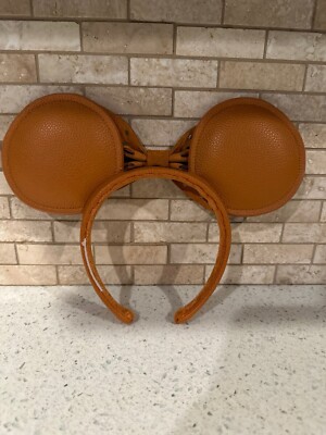 Rare Disney Parks Minnie Desert Suede Sand Autumn Faux Ears  display picture 3