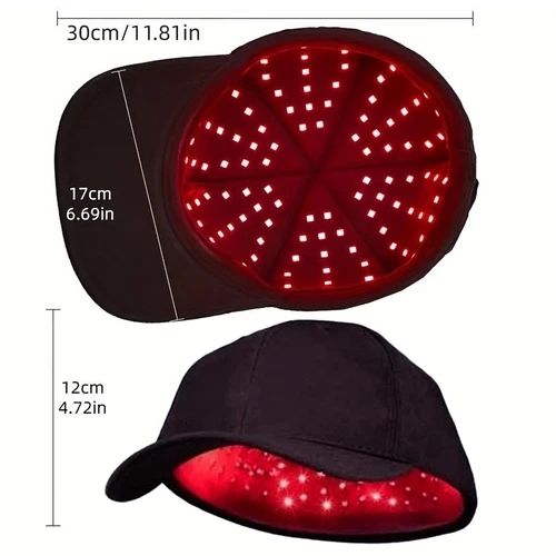 Rotlichttherapie Hut 650 nm & 850 nm Haarausfall Behandlung Kappe Haarwachstum Nachwachsen - Bild 3 von 10
