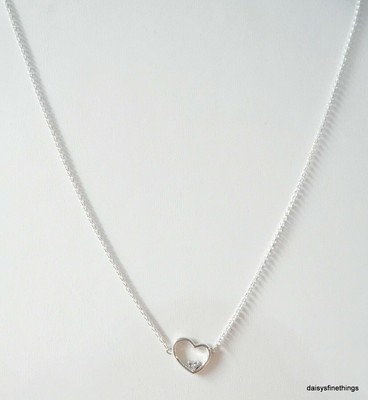 Heart Necklace Silver Pandora Factory 