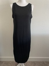 Gap Black Sleeveless NWT Midi Dress High Neck Sz S NWT