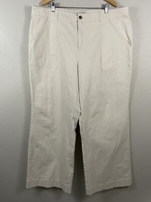 Nili Lotan x Target Womens Off-White Ivory Wide Leg Utility Pocket Pant