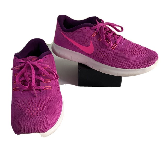 Nike Free RN Fire Pink Running Shoes Free & Flexible Size 8 | eBay