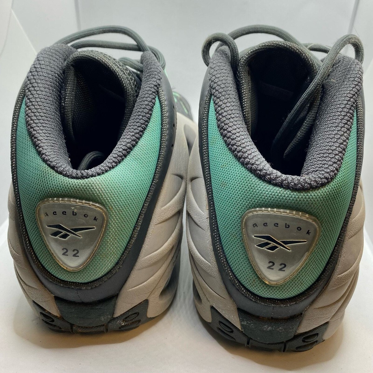 Reebok ES22 Emmitt Smith Rare Retro Gravel Tin Grey/Jadite  display picture 1
