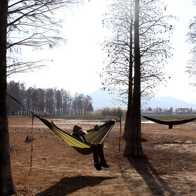 Sunyear Portable Lightweight Camping Hammock with Removable Mosquito Net