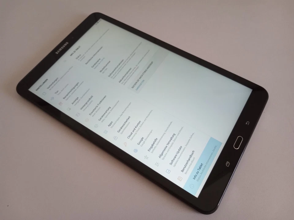 SAMSUNG GALAXY TAB A6 SM-T580 SCHWARZ NEUW.+VIELE EXTRAS+RECHNUNG+DHL VERSAND - Bild 4 von 4