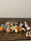 Lot of (13) Beanie Babies Retired 1990's Vintage Iggy Pounce Stretch Loosy