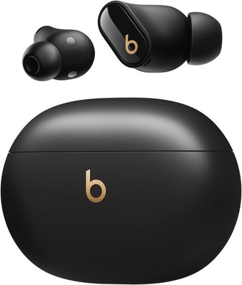 Beats Studio Buds + Wireless Noise Cancelling In-Ear Kopfhörer Schwarz Gold