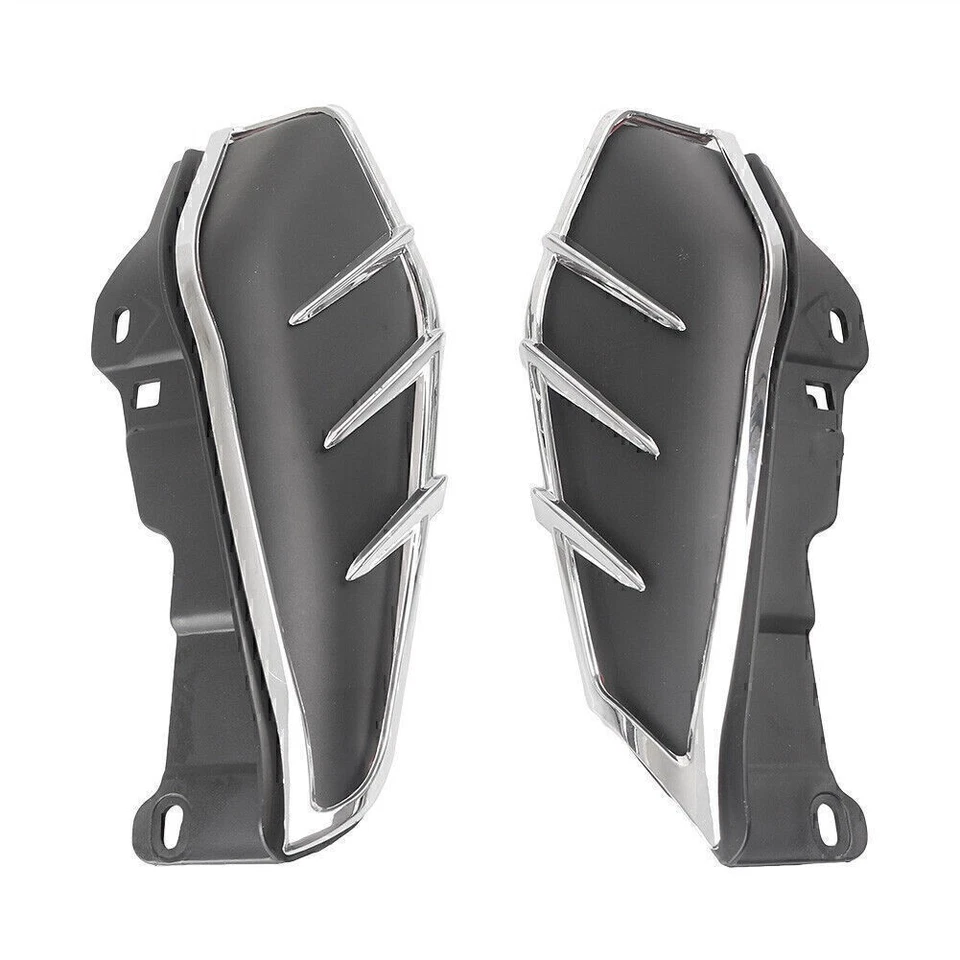 2x Mid-Frame Seat Engine Heat Deflectors Trim Fit Harley Touring 2009-16 - Image 3 of 4