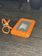 1TB Storage LaCie Rugged External Drive Orange