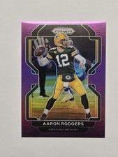 Aaron Rodgers Purple Prizm /125 2021 Panini Prizm Packers MVP