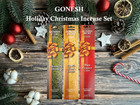 Gonesh Holiday Christmas Incense Set 3packs Total 60 sticks