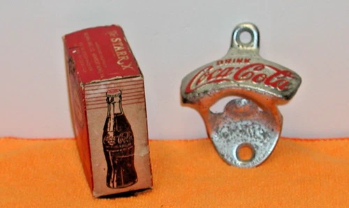 Vintage Brown Co. Star “X” Coca-Cola Metal Bottle Opener - NEW