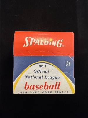 Vintage Spalding No. 1 Official National League Baseball Sealed NOS Warren Giles