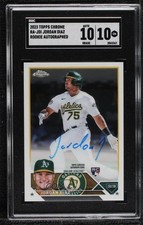 2023 Topps Chrome Rookie Auto Jordan Diaz #RA-JDI SGC 10 GEM Auto 0z6e
