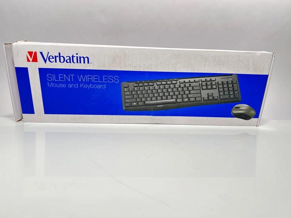 Verbatim Silent Wireless Keyboard & Mouse, Graphite, 2.4GHz - Image 2 of 4