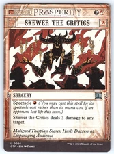 Skewer the Critics U Outlaws of Thunder Junction: Breaking News # 26 NM Normal