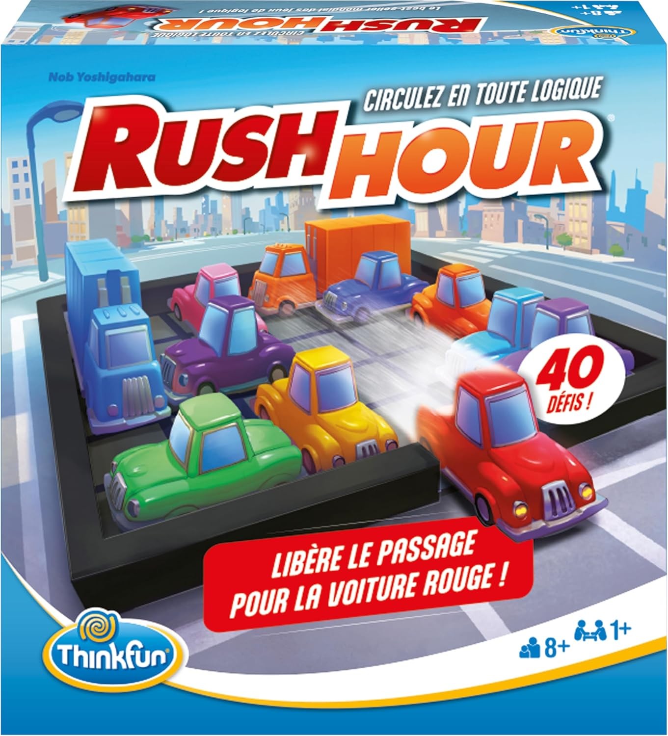 Casse-tête Rush Hour ThinkFun évolutif 40 défis pour booster la réflexion