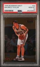 1998 BOWMAN'S BEST #22 MAURICE TAYLOR PSA 10