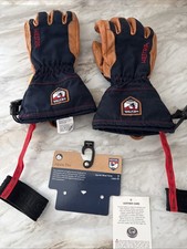 HESTRA Alpine Pro Narvik Wool Terry Ski Gloves Unisex SM Size 7