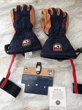 HESTRA Alpine Pro Narvik Wool Terry Ski Gloves Unisex SM Size 7
