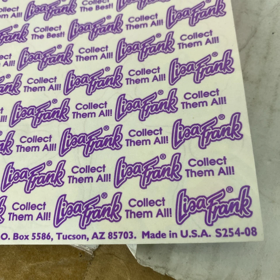 Vintage Lisa Frank 90's Easter Puppy Full Sticker Sheet S254-08 6”x5” - Image 3 of 3