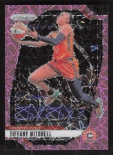 2024 Panini Prizm WNBA #57 Tiffany Mitchell Pink Velocity Prizms #/79
