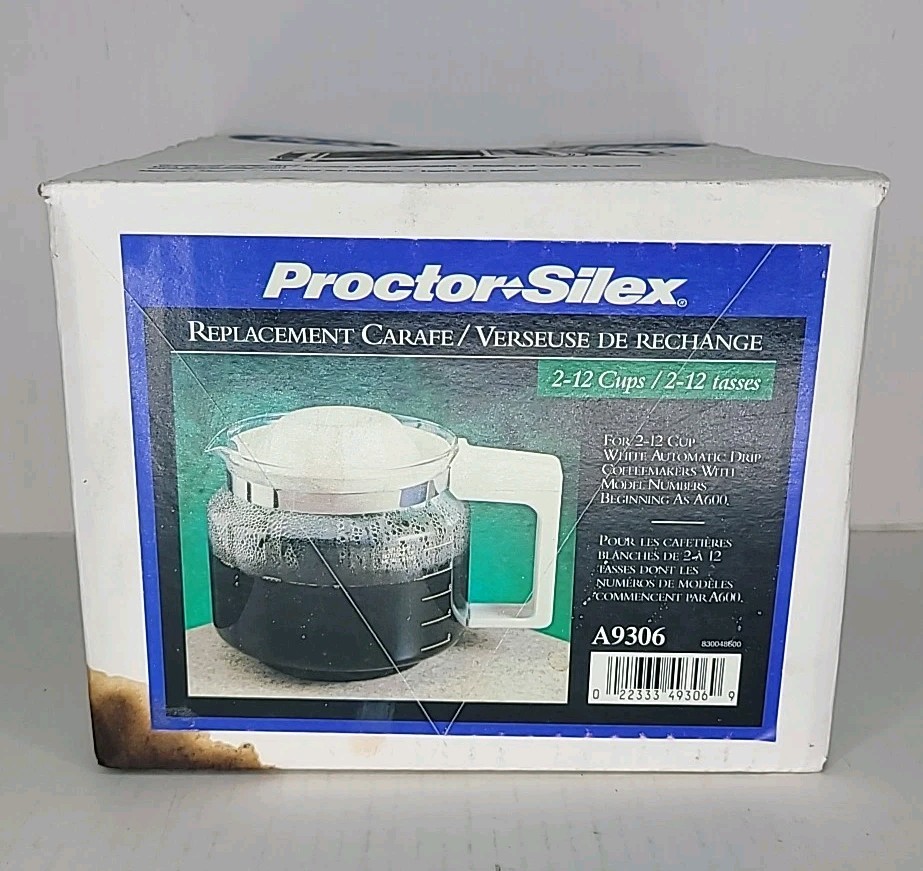Brand New Proctor Silex Replacement Carafe A9306 A600 Coffee