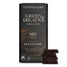 Green & Black's Organic 85% Dark Chocolate Bar 90g (Pack Of 3)  - Free Delivery