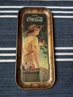 Vintage 1972 Original ELAINE Coca Cola Tray Soda Pop Sign