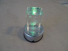 3D Glasquader Sternzeichen Krebs. Mehrfarben-Nachtlicht. Zustand: sehr gut.