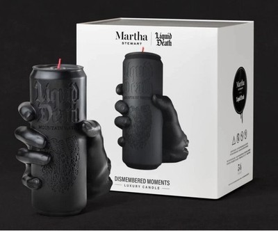 Martha Stewart Liquid Death Dismembered Moments Luxury Candle Halloween NIB NEW