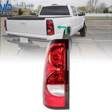 For 2003-2005 2006 Chevy Silverado Red Tail Light Brake Lamp Left Side Driver