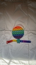 pop it matching toy bracelet rainbow