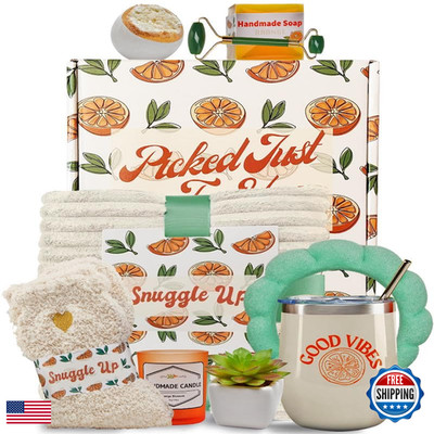 Sunny & Wise Get Well Soon Gift Baskets For Women Self Care Spa Care Package