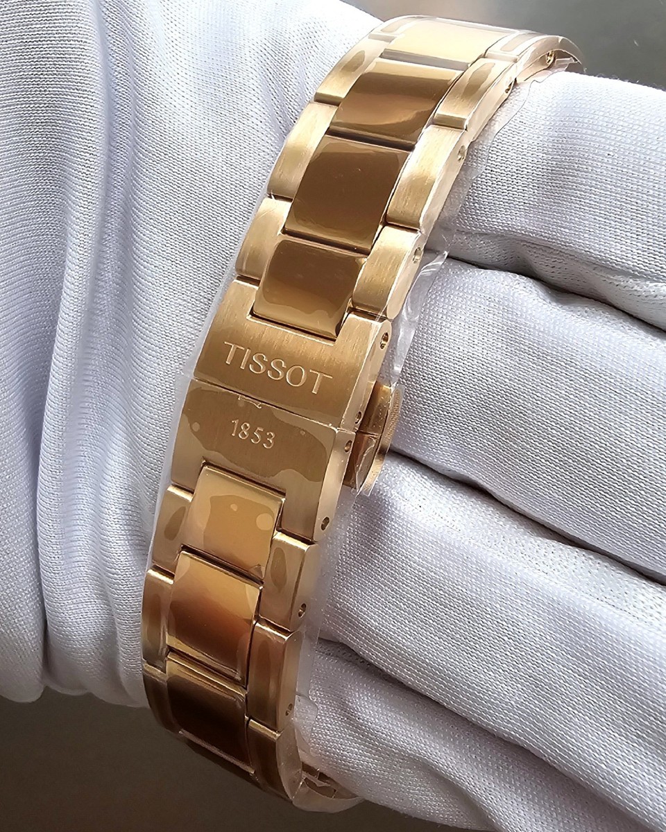 NWT Tissot PR 100 Quartz Brown Dial Ladies Watch TISSOT PR 100 Quartz 34MM Brown Dial Rose Gold PVD Women main image 2